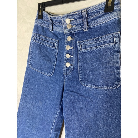 Cute denim wide leg high waisted jeans 💙 - Picture 4 of 5